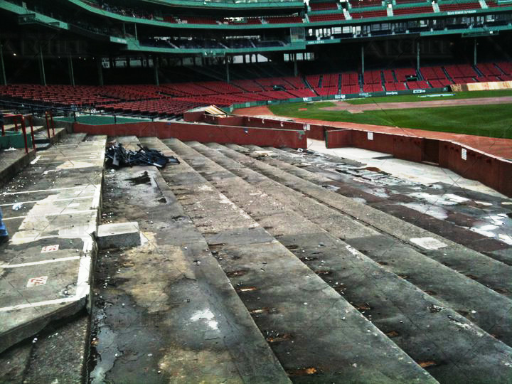 Fenway Park Seat Removal
