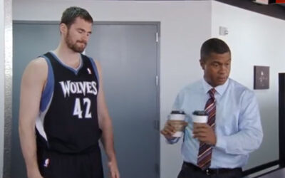 Kevin Love serves coffee in latest ESPN commercial