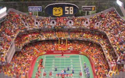 10 Stadiums made out of Legos