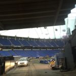 Views of the stadium seat pickup for fans buying Metrodome seats, (presented by Archer Seating)