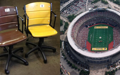 Three Rivers Stadium Seat Conversion to Office Chairs