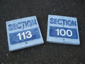 Kansas City Royals Spring Training Section Signs