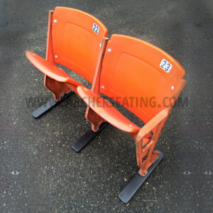 Chicago Bears' Soldier Field Orange Double Stadium Seat