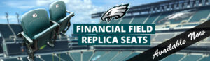 Collectible Philadelphia Eagles Replica Stadium Seats for Sale